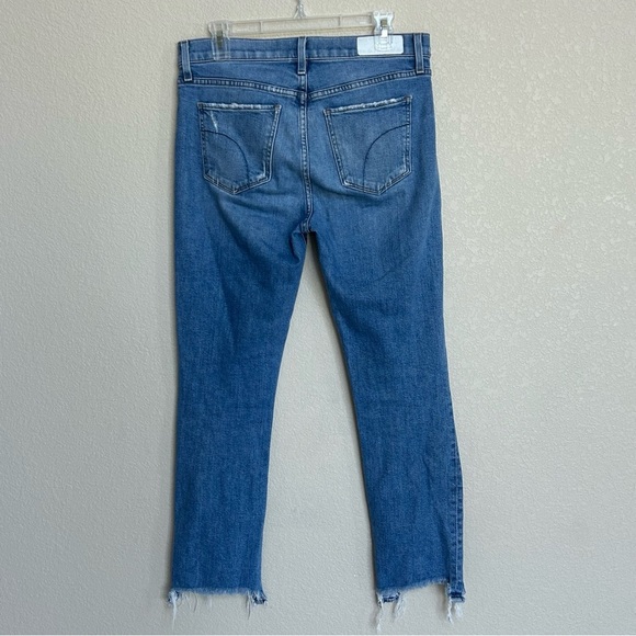 Joe’s Jeans The Luna High Rise Cigarette Ankle Jeans Women’s Size 28 Medium Blue - Picture 3 of 9